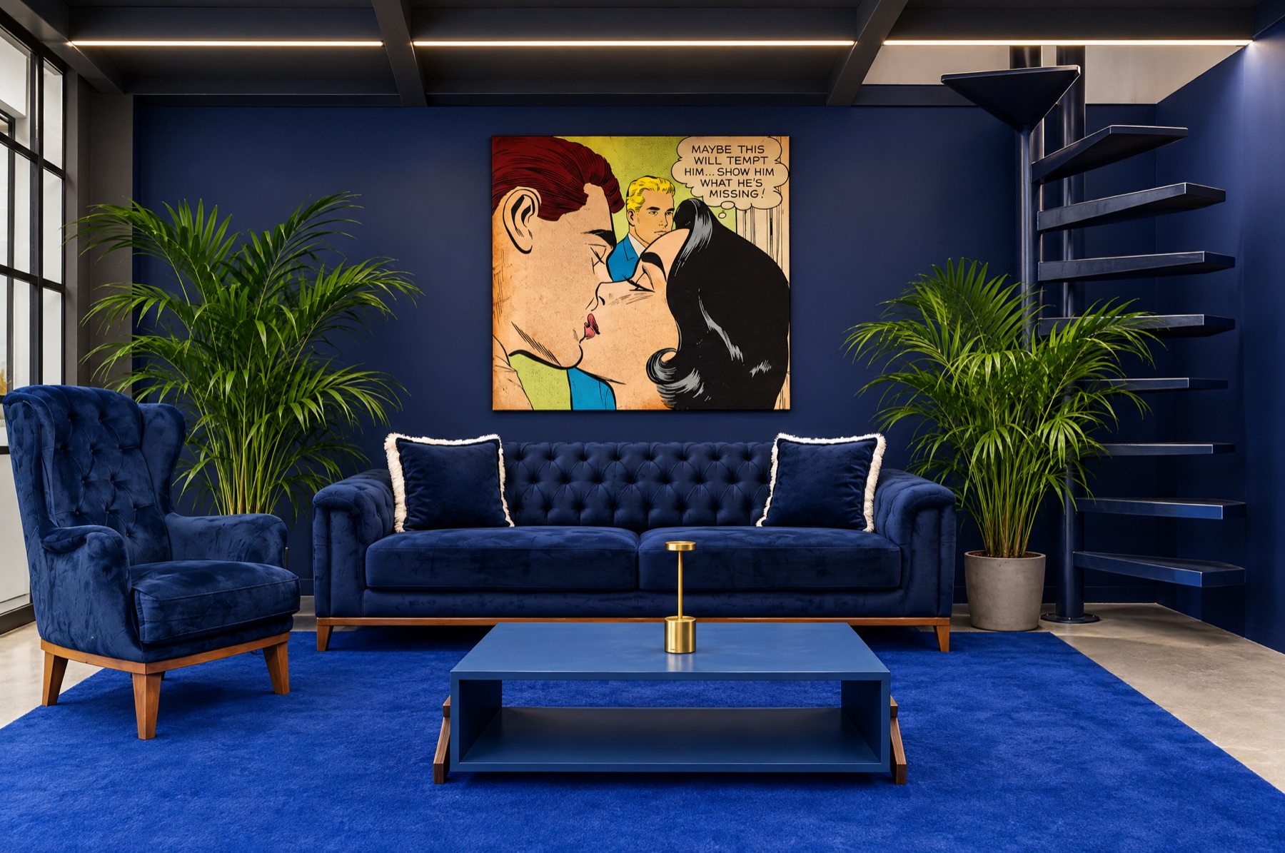Lounge με πατάρι